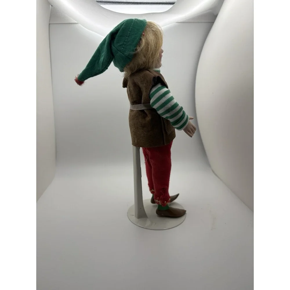 Paradise Galleries Santa's Elves Naughty Elf Porcelain 8in Doll Patricia Rose